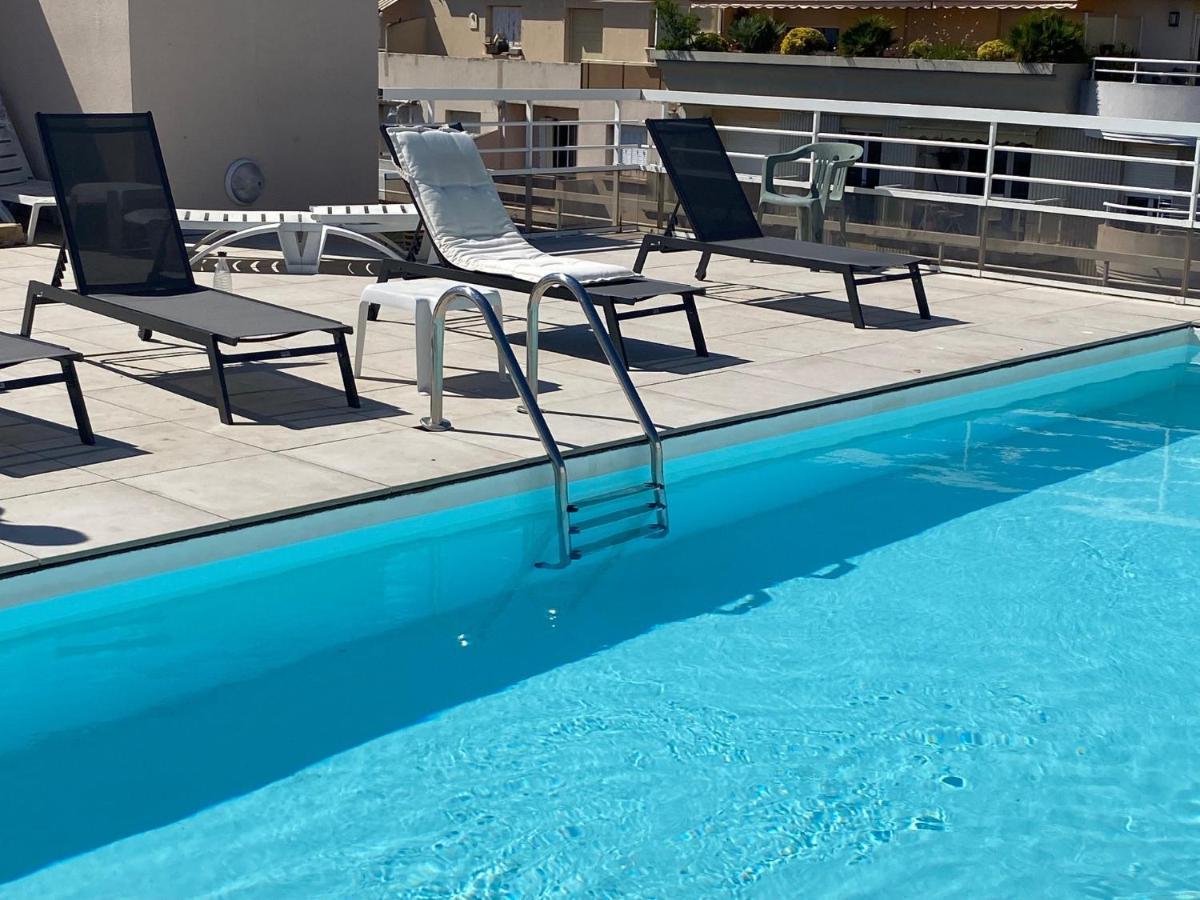 Villa D'Este - Apt 4 Prs - Clim - 300M Plage - Piscine-Parking En Option Juan-les-Pins Exterior foto