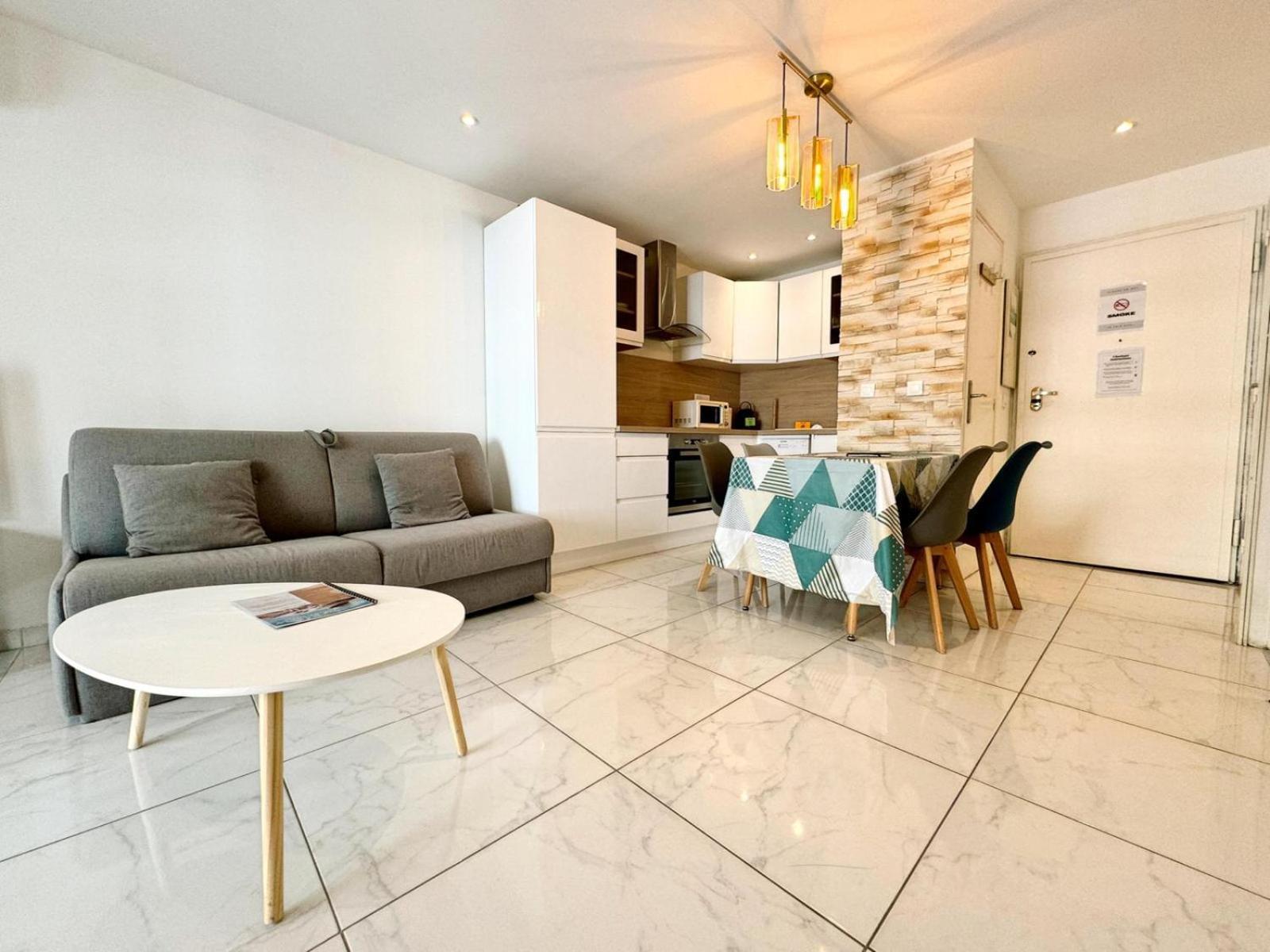 Villa D'Este - Apt 4 Prs - Clim - 300M Plage - Piscine-Parking En Option Juan-les-Pins Exterior foto